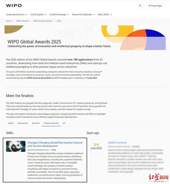 首选配资炒股网 WIPO全球奖30强！中国唯一入围文创企业，来自成都